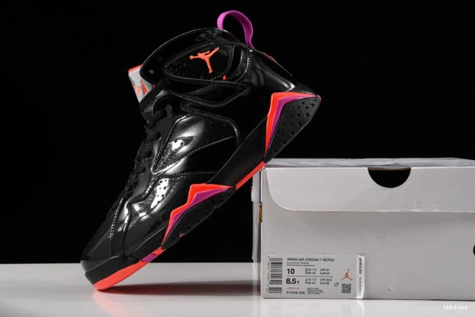 Rep TBK Black Jordan Patent 313358-006 Air Retro 7 0815